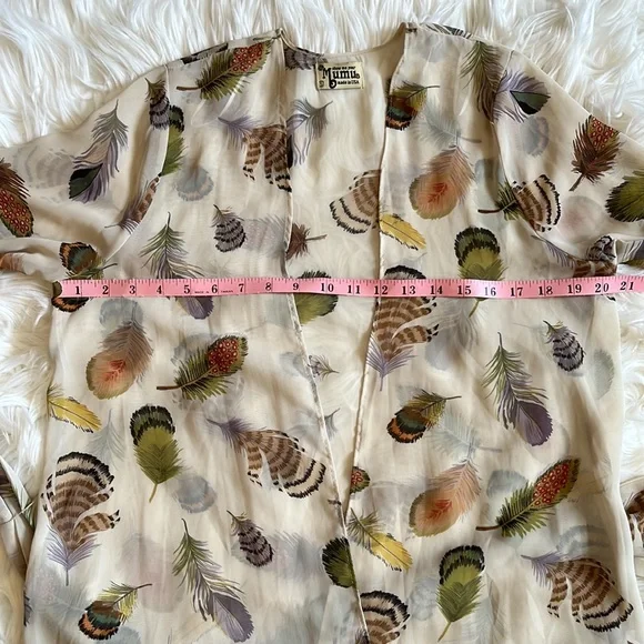 Show Me Your Mumu Kimono ~ in Feather 🪶 Print - Picture 9 of 14
